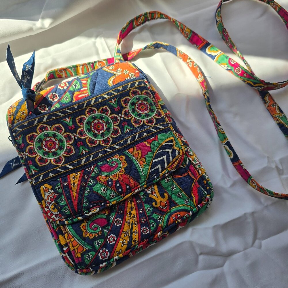 Vera Bradley Retired Venetian Paisley Cross Body Shoulder Bag
